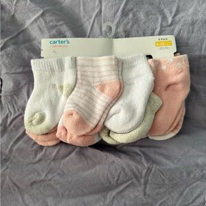 Carter's 8-Pack Baby Socks - Pink, White, and Gray